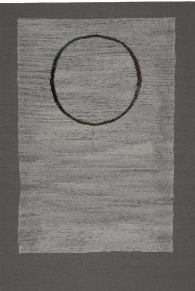 Odd Couple - 205x140cm Handgebreide wol op burlap Odd Couple - 205x140cm Handgebreide wol op burlap