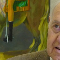 gesprek met Roger Raveel Via een ander blog, dat voor ons vaste prik is, een interview met Roger Raveel. Ontzettend bekende schilder en een ontzettend goed interview. Hopelijk vind Hilde het niet erg dat we het hier ook posten. Ga door Hilde, super goede interviews! Gesprek met kunstenaar Roger Raveel (°1921), Machelen aan de Leie 9 febr ´10. Roger Raveel en zijn assistent Octave Scheirre ontvangen me in de smaakvol ingerichte woonst van de meester. Een half uur later trekken we naar zijn atelier en luister ik geboeid naar de vinnige Raveel, die met zijn bijna negentig lentes nog altijd levendig over zijn leven...
