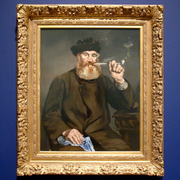 Edouard Manet - De Roker - Olieverf op doek, 1866