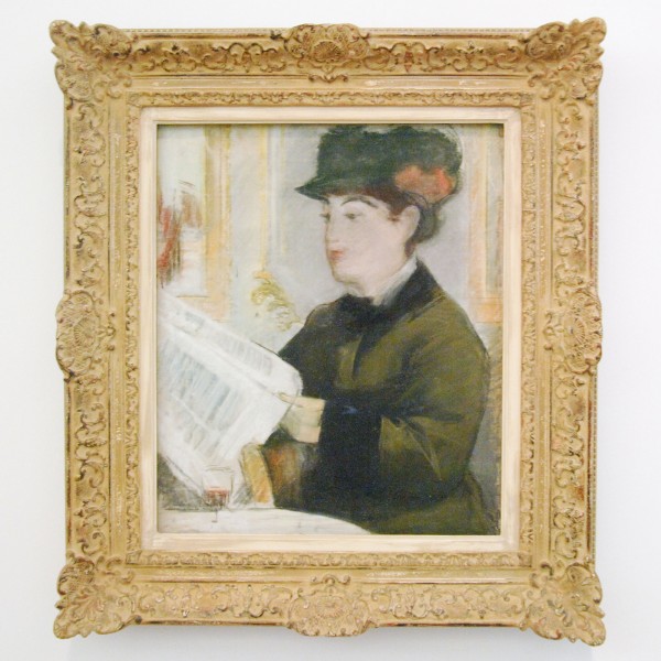 Edouard Manet - Lezende vrouw - Pastel op doek, 1881