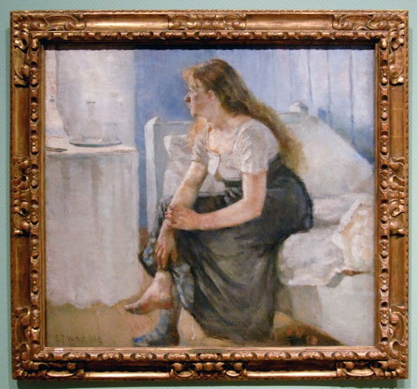 Edvard Munch - Ochtend - Olieverf op doek, 1884