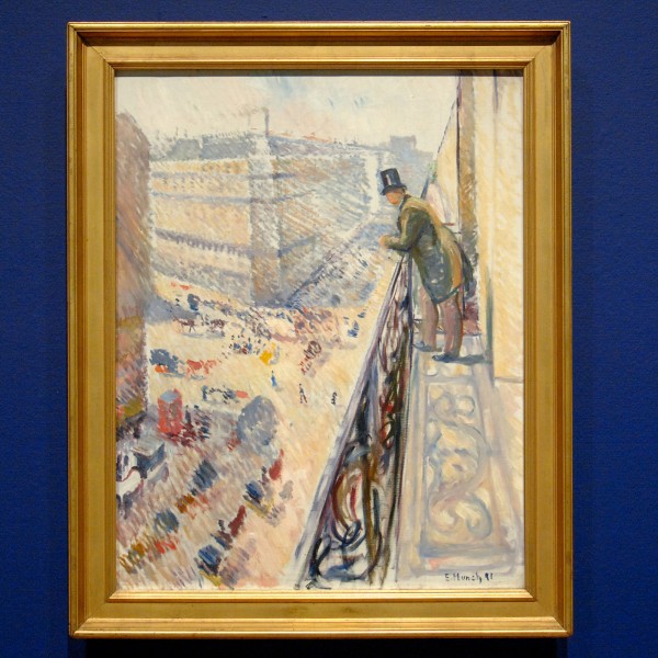 Edvard Munch - Rue Lafayette - Olieverf op doek, 1891