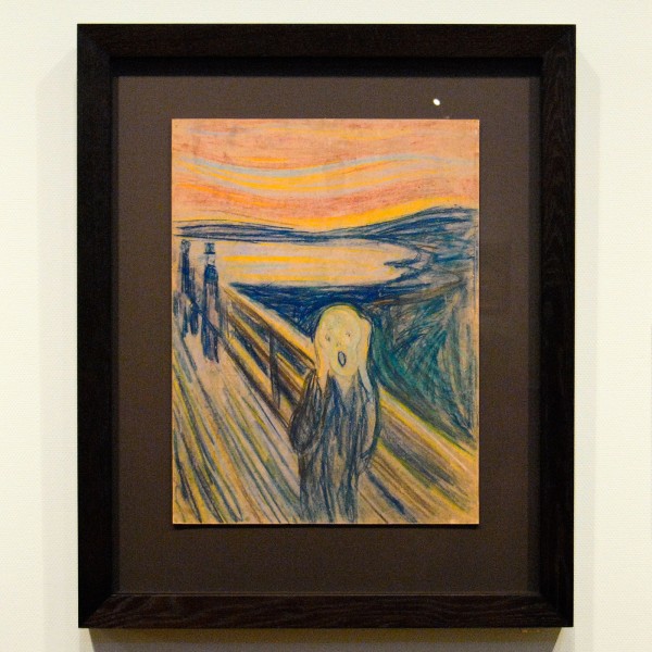 Edvard Munch - De Schreeuw - Kleurkrijt op karton, 1893