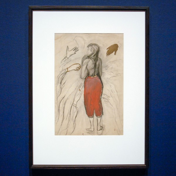 Edvard Munch - Handen - Houtskool, dekkende waterverf en kleurkrijt op papier, 1893