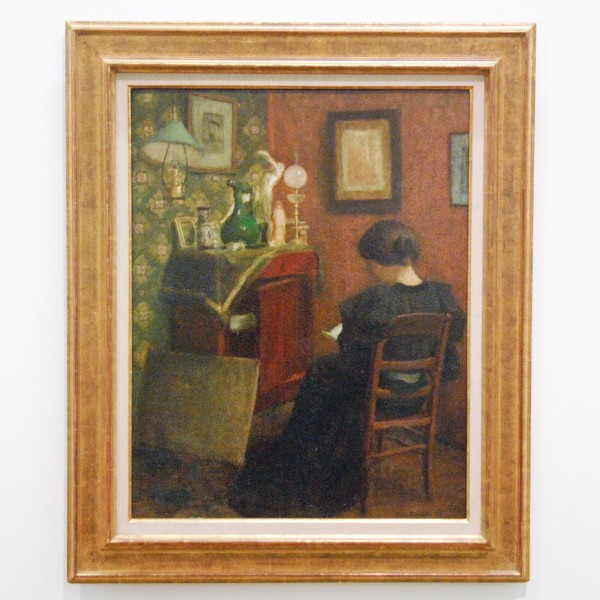 Henri Matisse - Lezende vrouw - Olieverf op hout, 1895