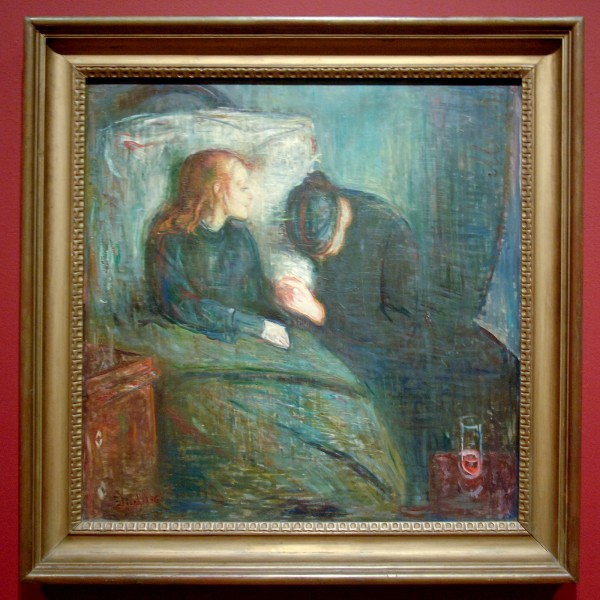 Edvard Munch - Het zieke kind - Olieverf op doek, 1896