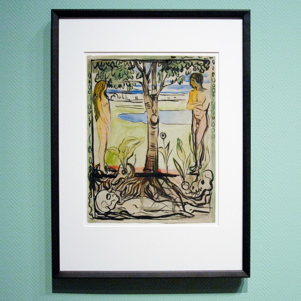 Vincent van Gogh - Sorrow - Lithografie, 1896 & Edvard Munch - De Kus IV - Houtsnede, 1902