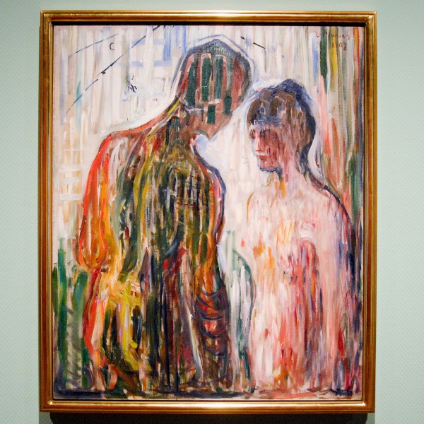 Edvard Munch - Amor en Psyche - Olieverf op doek, 1907