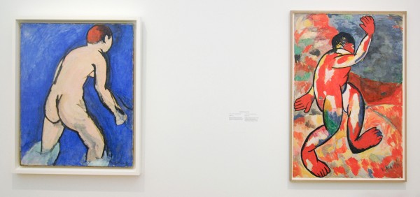 Henri Matisse - Baadster - Olieverf op doek, 1909 & Kazimir Malevich - Bader - Gouache, potlood en krijt op papier, 1911