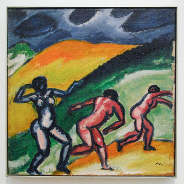 Max Pechstein - In de duinen - Olieverf op doek, 1911