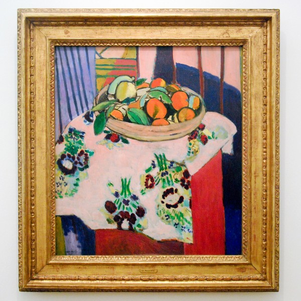 Henri Matisse - Stilleven met mand sinaasappels - Olieverf op doek, 1912