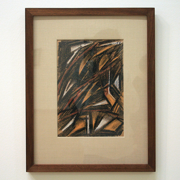 Nathalia Goncharova - Rayonistische compositie - Pastel op papier 1913