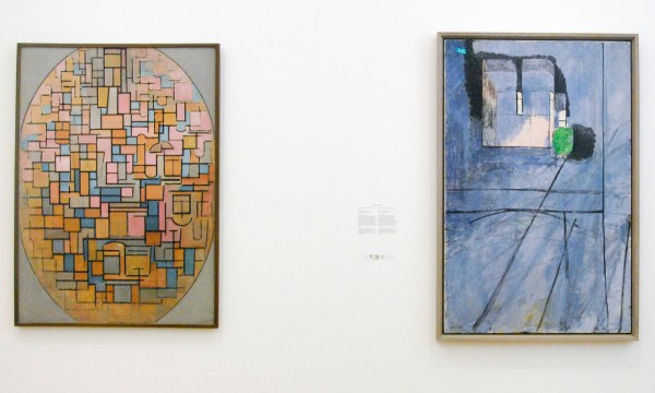 Piet Mondriaan - Tableau II, compositie in ovaal - Olieverf op doek, 1914 Henri Matisse - Gezeicht op de Notre-Dame - Olieverf op doek, 1914