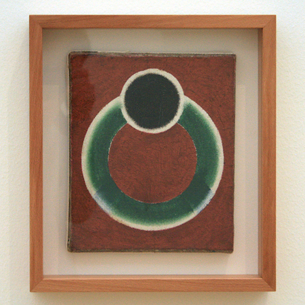 Aleksandr Rodchenko - Zonder Titel (Twee Ringen) - Olieverf op doek 1918