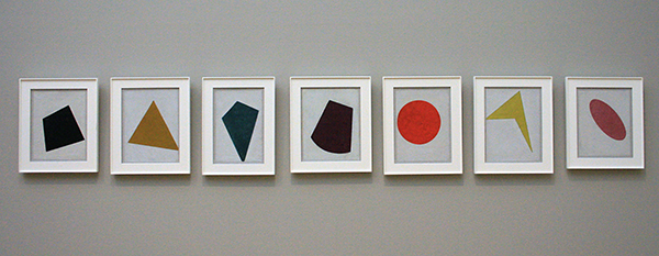 Ivan Klyun - Vijf bladen uit een schetsboek - Gouache en potlood op papier 1922