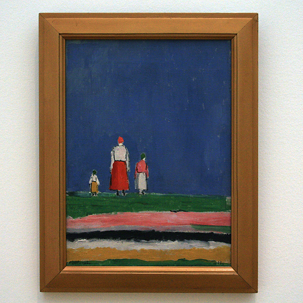 Kazimir Malevich - Drie Figuren - Olieverf op doek 1928