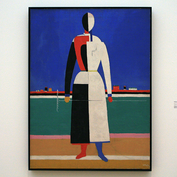 Kazimir Malevich - Vrouw met Hark - Olieverf op doek 1932