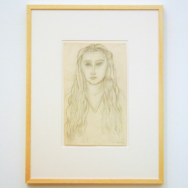 Henri Matisse - Portret van een vrouw met losgeknoopt haar - Potlood op papier, 1933