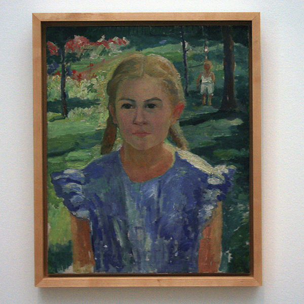 Kazimir Malevich - Portret van Una - Olieverf op doek 1933