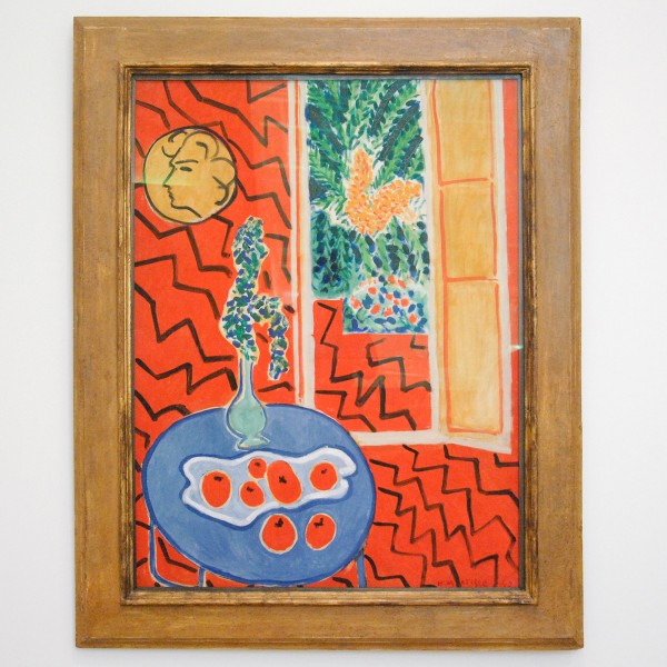 Henri Matisse - Rood interieur, stilleven op blauwe tafel - Olieverf op doek, 1947
