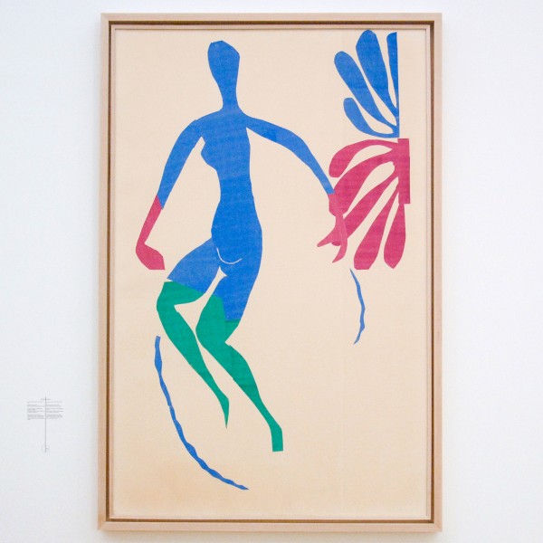 Henri Matisse - Blauw naakt met groene kousen - Gouache op papier, op papier, 1952