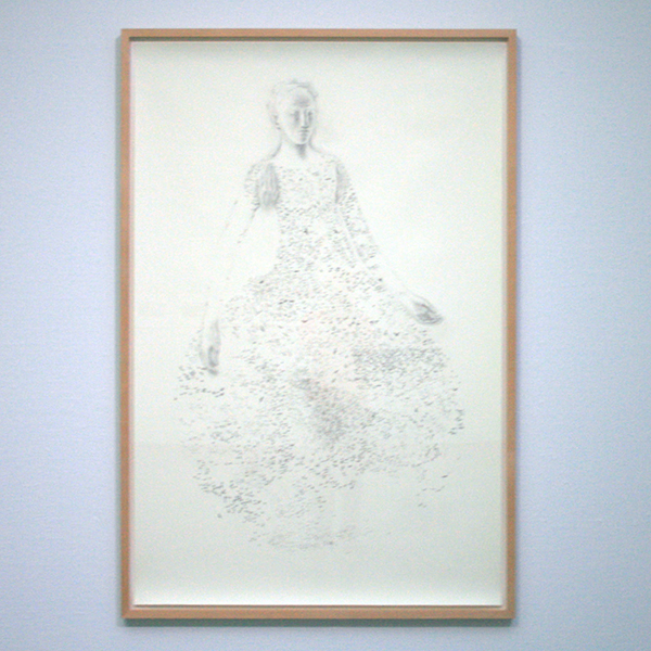 2002 - Juul Kraijer - Zonder Titel - Houtskool op papier