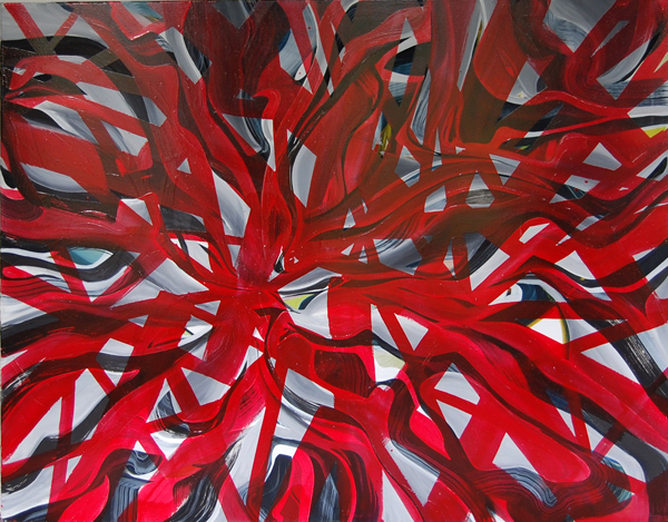 GRA - 180x140cm olie- en lakverf op canvas GRA - 180x140cm olie- en lakverf op canvas