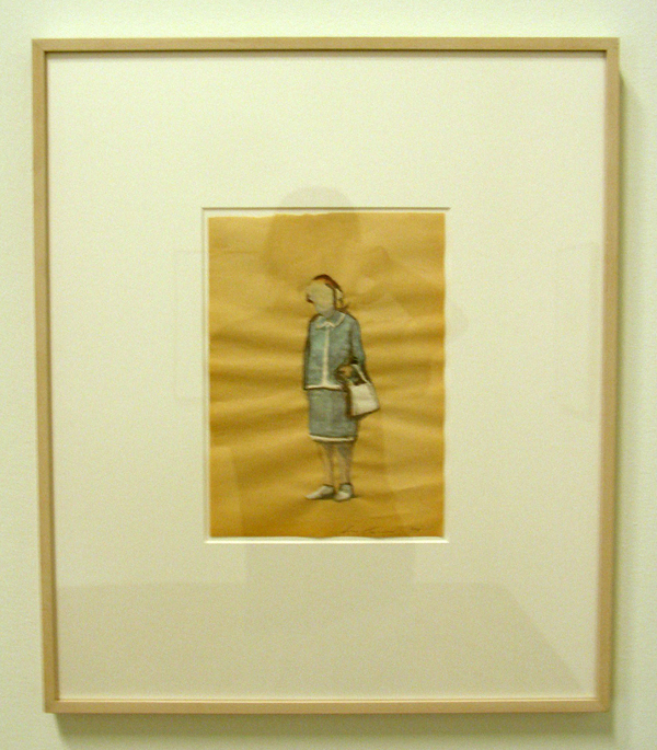 Luc Tuymans - Zonder Titel - Aquarel op papier Luc Tuymans - Zonder Titel - Aquarel op papier