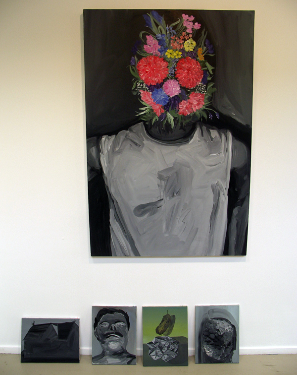 Martien van den Hoek - Zonder Titel - 150x100cm Acryl op linnen - En diverse werkjes Martien van den Hoek - Zonder Titel - 150x100cm Acryl op linnen - En diverse werkjes