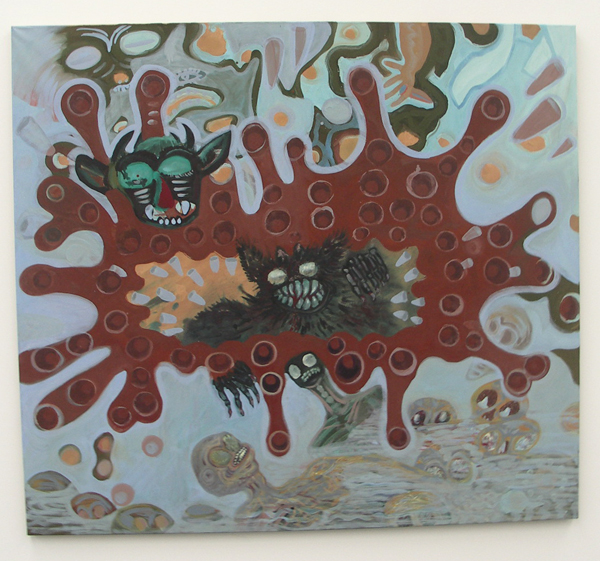 Rob Birza - Cory Monsters From Inner Space (nr.10) - Eitempera op doek Rob Birza - Cory Monsters From Inner Space (nr.10) - Eitempera op doek