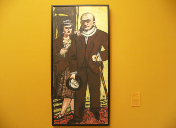 Max Beckmann - Zelfportret met Quappi Max Beckmann - Zelfportret met Quappi