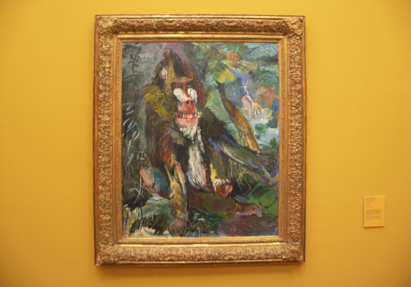 Oskar Kokoschka - Mandril - Olieverf op doek 1926 Oskar Kokoschka - Mandril - Olieverf op doek 1926