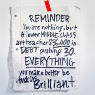 William Powhida (@Powhida) is een redelijk bekende Twitterende en bloggende kunstenaar. Zijn werk gaan vaak direct over kunst. Gisteren publiceerde hij onderstaande tekst op zijn blog. Het gaat over het [&hellip;]