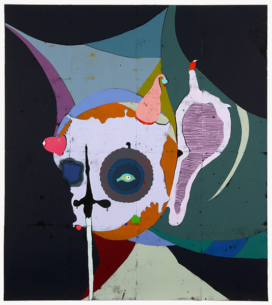 Zonder Titel - 216x194cm Houtsnede op papier Zonder Titel - 216x194cm Houtsnede op papier