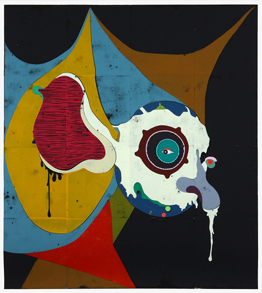 Zonder Titel - 216x194cm Houtsnede op papier Zonder Titel - 216x194cm Houtsnede op papier