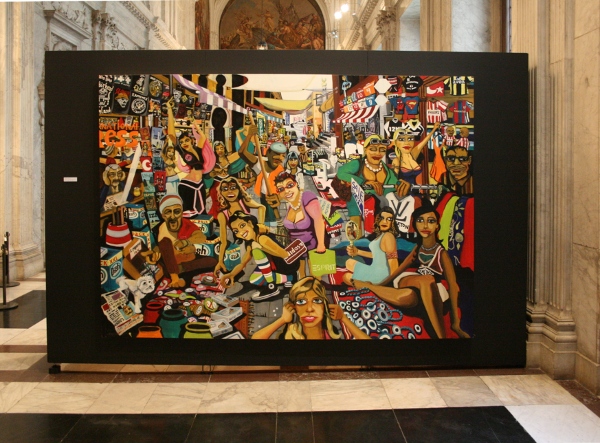 Frank Peeters (1975) Izmar Bazaar: Prada, Dolce en Gabbana, Motor-headshirts, very special price for you... My Frend... Frank Peeters (1975) Izmar Bazaar: Prada, Dolce en Gabbana, Motor-headshirts, very special price for you... My Frend...