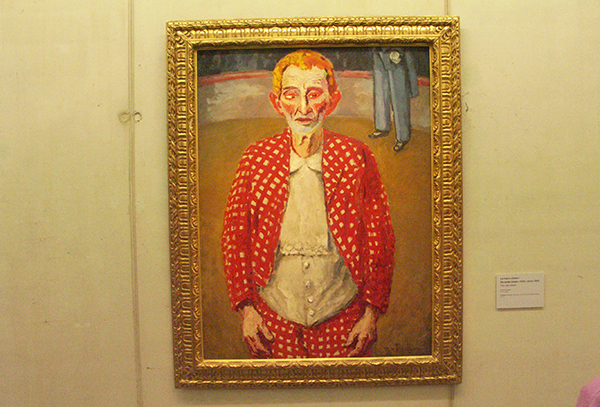 De Oude Clown - Olieverf op canvas De Oude Clown - Olieverf op canvas