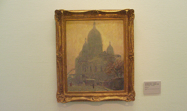 De Sacre-Coeur In De Ochtend - Olieverf op canvas De Sacre-Coeur In De Ochtend - Olieverf op canvas