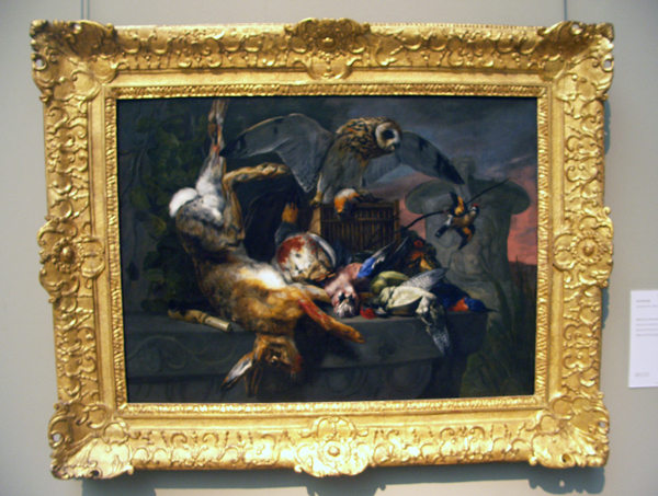 Pieter Boel - Stilleven met uil en jachtbuit Pieter Boel - Stilleven met uil en jachtbuit