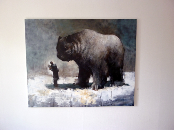 Samuli Heimonen - Gift - 140x160 Acrylverf en olieverf op canvas Samuli Heimonen - Gift - 140x160 Acrylverf en olieverf op canvas