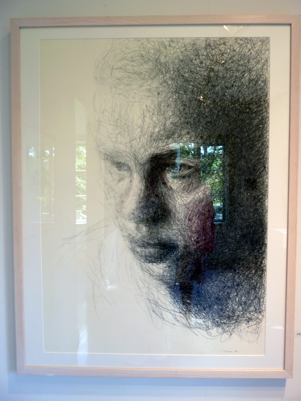 Vappu Rossi - Ikkunassa (Soltude) - In The Window (soltitude) - 115x91cm Potlood op papier Vappu Rossi - Ikkunassa (Soltitude) - In The Window (soltitude) - 115x91cm Potlood op papier