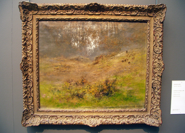 Xavier de Cock - Landschap met schapen Xavier de Cock - Landschap met schapen