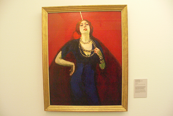 De Blauwe Japon - Olieverf op canvas De Blauwe Japon - Olieverf op canvas