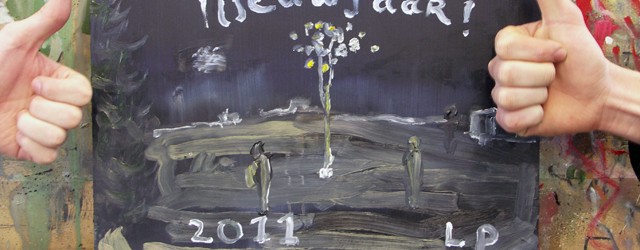 [En nadat Erik een mooi kerstwerkje had gemaakt, heeft hij ook een nieuwjaarwerkje gemaakt. We wensen iedereen een gelukkig 2011 toe. Links is de hand van Niek, rechts die van [&hellip;]