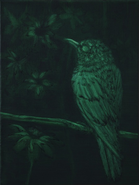 The Nihilist - 40x30cm Acrylverf en olieverf op linnen The Nihilist - 40x30cm Acrylverf en olieverf op linnen