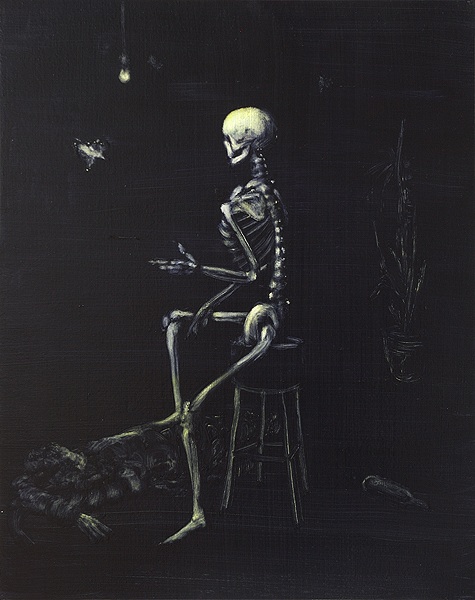 The Renegotiation - 45x36cm Olieverf op dibond (wat is dibond) The Renegotiation - 45x36cm Olieverf op dibond