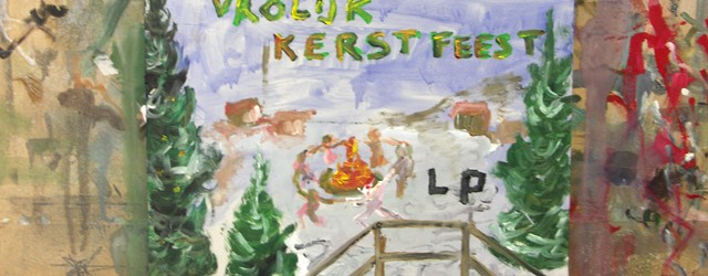 [Wij wensen iedereen een vrolijk kerstfeest toe. Voor de gelegenheid heeft Erik even wat geschilderd.]