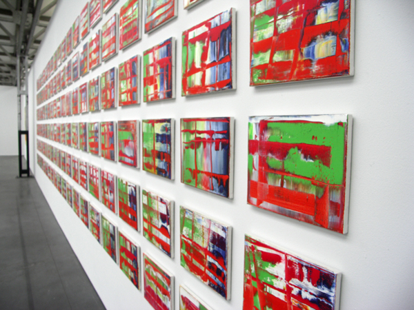 Abstraktes Bild (1-120) - 29x38cm 120-delig Olieverf op doek Abstraktes Bild (1-120) - 29x38cm 120-delig Olieverf op doek