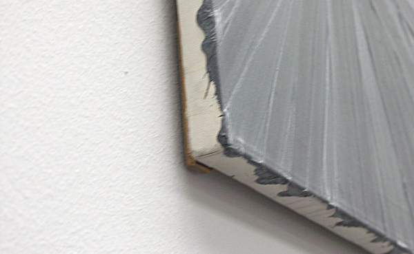 Grau, Strahlen - 50x43cm Olieverf op doek (detail) Grau, Strahlen - 50x43cm Olieverf op doek (detail)