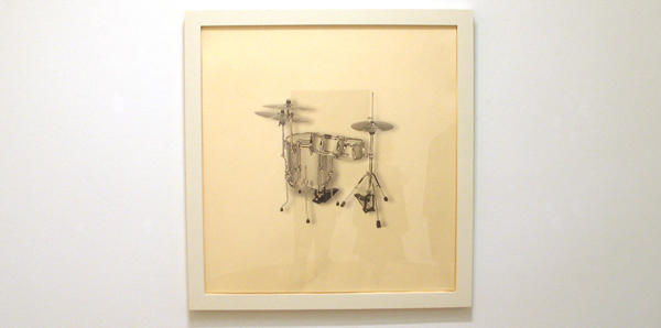 No title (cocktail drumkit) - Inkt en potlood op papier No title (cocktail drumkit) - Inkt en potlood op papier